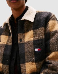 Tommy Jeans - Check Teddy Overshirt