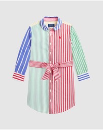 Polo Ralph Lauren - Striped Cotton Poplin Fun Shirtdress - Babies-Kids