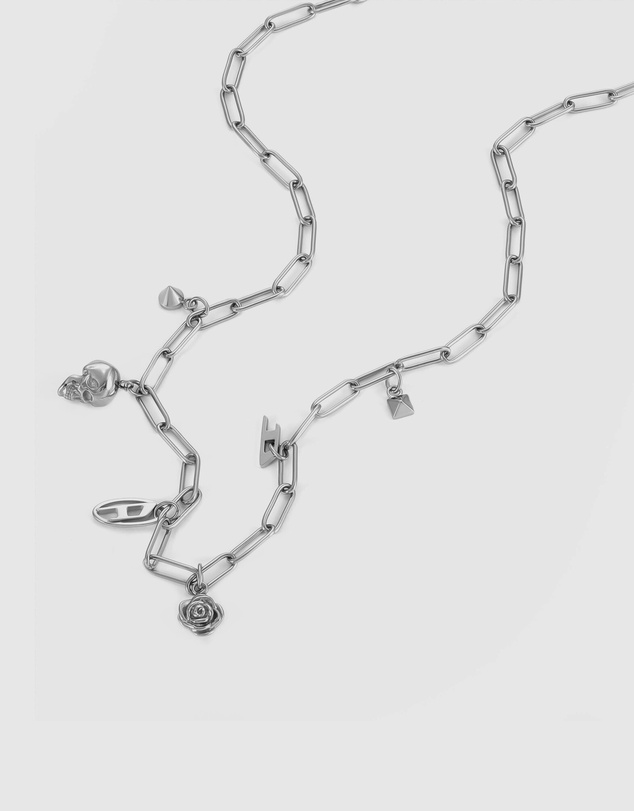 Diesel - Silver-Tone Necklace