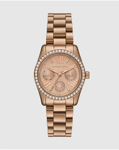 Michael Kors - Lexington Gold Tone Multifunction Watch