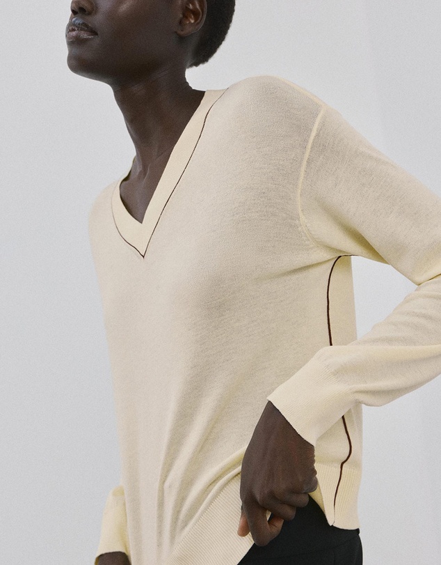 M.N.G - V-Neck Knit Sweater