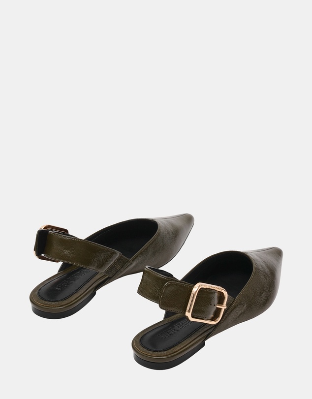 Steve Madden - Sianna Olive Leather Flats