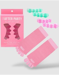 High Heel Jungle - The After Party Silicon Gel Toe Separators & Foot Relief Alignment Socks - Value Bundle