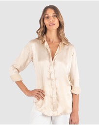 CAMIXA - Satin Silk Shirt