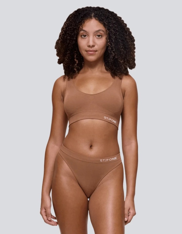 STEP ONE - Women's SmoothFit Padded Bra - Tan