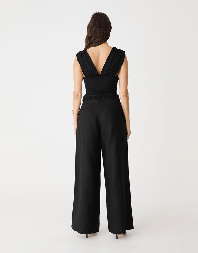 Forcast - Ami Wide Leg Linen Pants