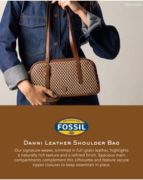 Fossil - Danni Brown Shoulder Bag