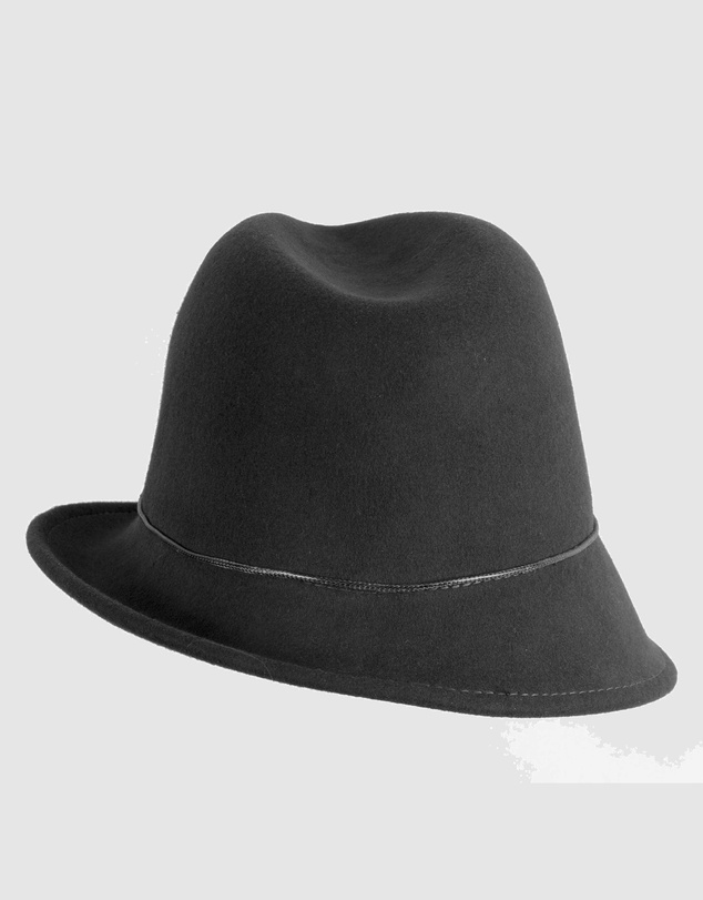 Max Alexander - Felt Black Trilby Hat
