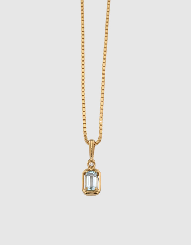 Von Treskow - Maeve sky Blue Topaz Necklace