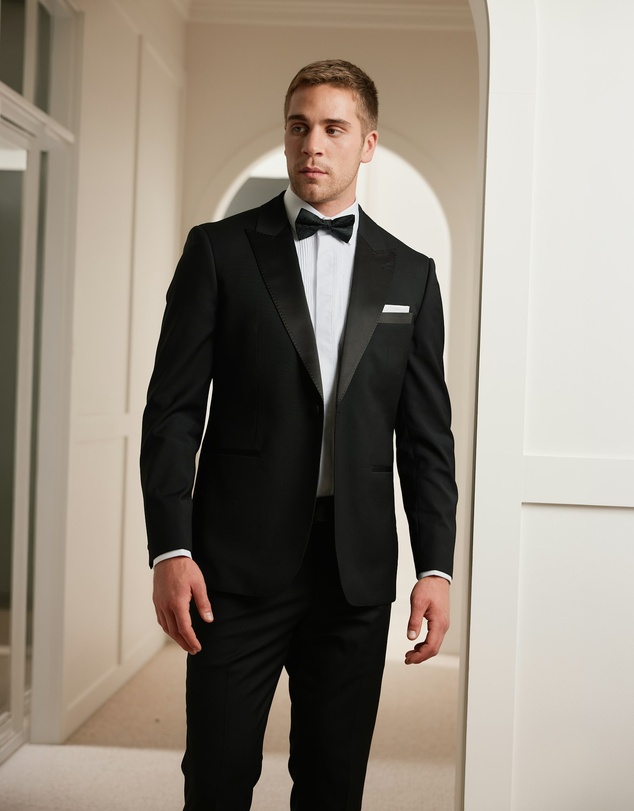 Tarocash - Titan Wool Tuxedo Jacket