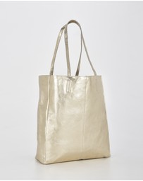 Cobb & Co - Venus Metallic Leather Tote