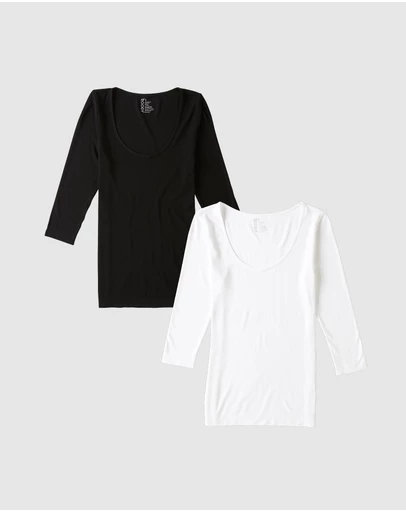 Boody - 2-Pack 3/4 Sleeve Top