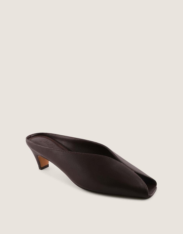 Shelly Shen - Cosmo Low Heels Brown Leather