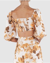 Amelius - Saint Lucia Linen Crop Top