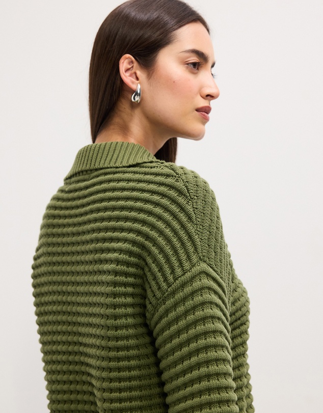 The Fated - Ellie Half Zip Knit Jumper