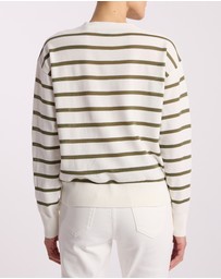 David Lawrence - Kasey Velvet Stripe Knit Jumper