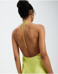 Third Form - Crush Bias Halter Dress