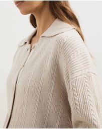 Atmos&Here - Nia Textured Knit Cardigan