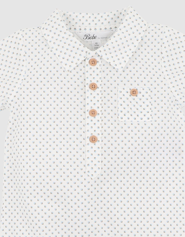 Bebe by Minihaha - Roman Collared Rompers - Babies
