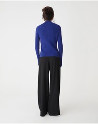 Forcast - Blake Ribbed Zip Cardigan