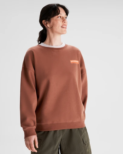 Kathmandu - Heritage Logo Slouchy LT BB Crew Sweatshirt
