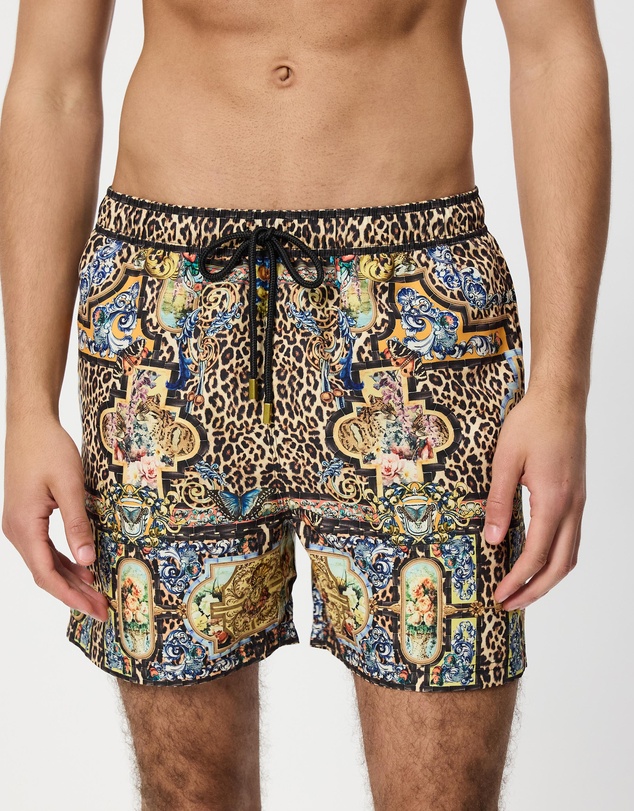 Camilla - Mid Length Boardshorts With Elastic Waist