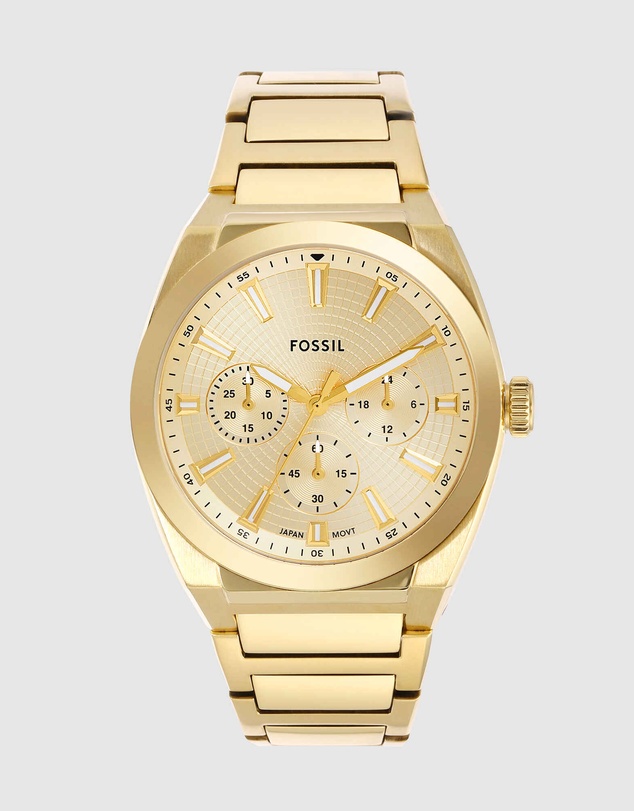 Fossil - Everett Gold Tone Analogue-Chronograph Watch