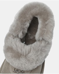EVERAU - Australian Shepherd Ugg Waffle Fluffy Double Faced Sheepskin Upper House Shoes