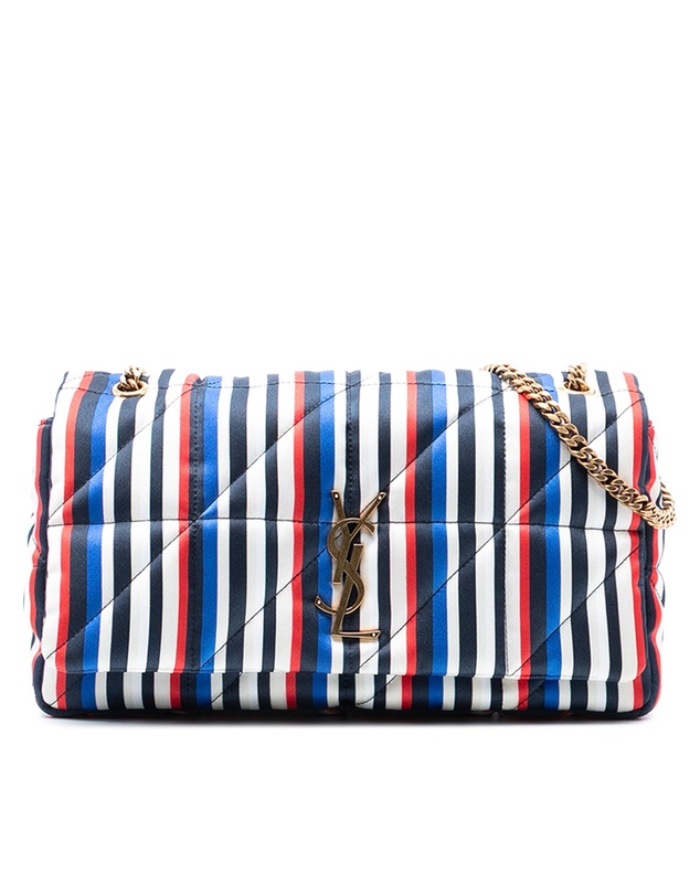 Pre-Loved by Azura Reborn - Pre-Loved Medium Quilted Silk Carre Patchwork Jamie Shoulder Bag