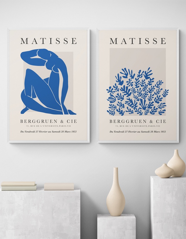 Inka Arthouse - Coral & Nude by Henri Matisse Art Print
