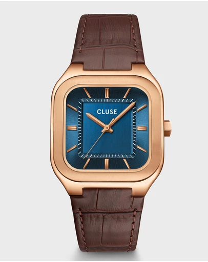 Cluse - Quadrus Leather, Brown