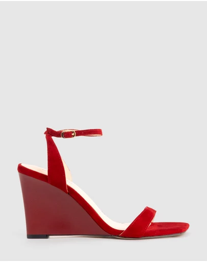 Edward Meller - SHANIA90 Single Strap Sandal on Wedge