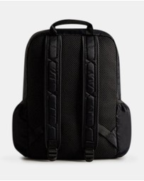 Hunter - Nylon Large Backpack - Black