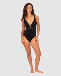 Baku Swimwear - Rococco C/DD Cup Plunge One Piece Swimsuit