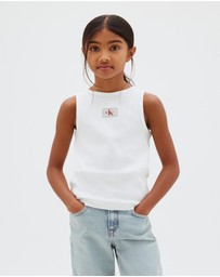 Calvin Klein Jeans - Girls Ribbed Tank Top