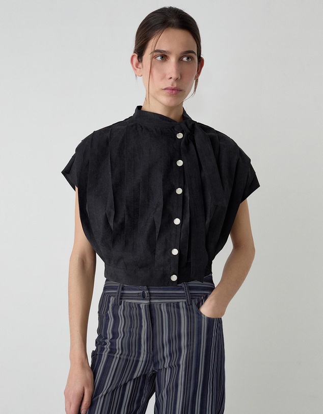 Laagam - Holly Corduroy Striped Pants