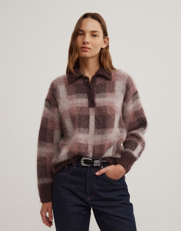 Witchery - Check Polo Knit