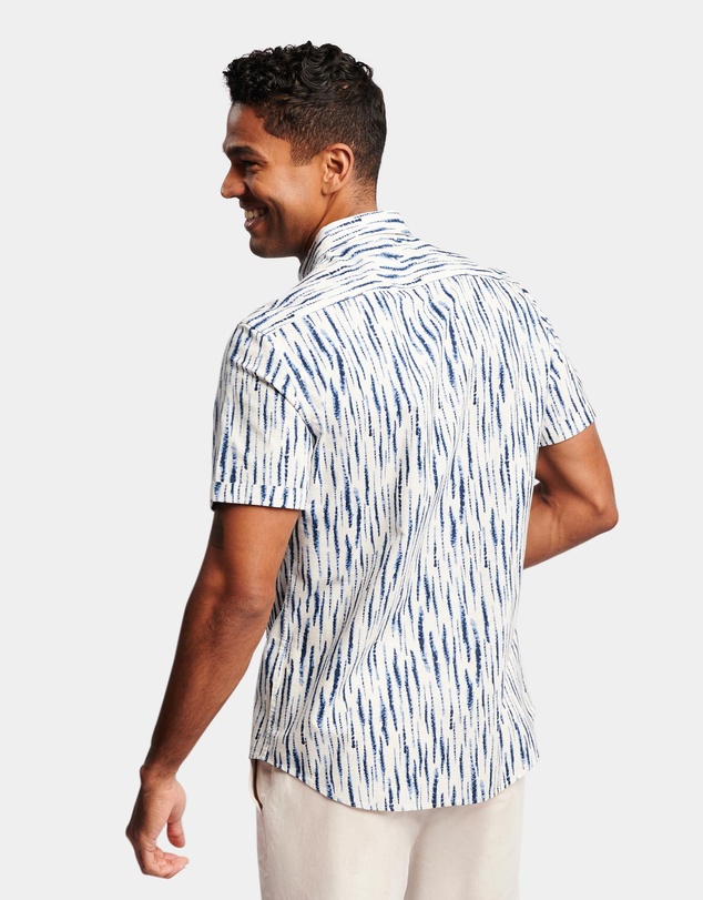 Brooksfield - Dye Print Casual Shirt