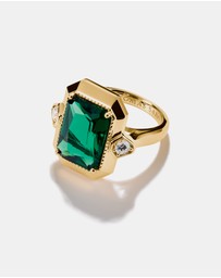 THOMAS SABO - THOMAS SABO Ring with Green Zirconia Stone