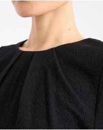 David Lawrence - Solana Textured Jersey Dress