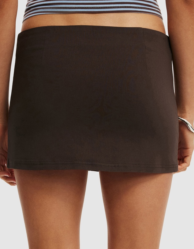 Cotton On - Stretch Belted Micro Mini Skirt