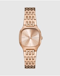 Skagen - Mellem Lille Rose Gold Tone Tone Analogue Watch