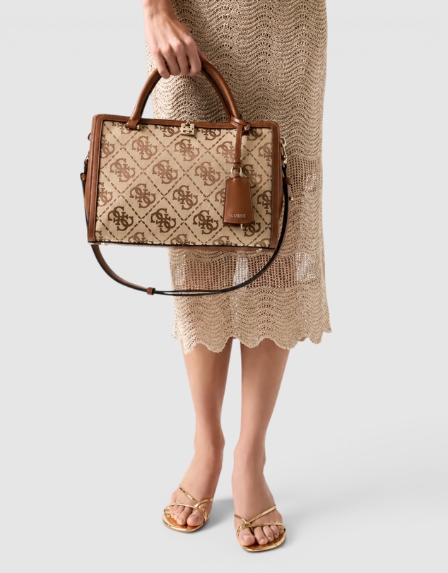 GUESS - Audrey Logo Girlfriend Satchel