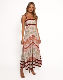 Petal & Pup - Briella Maxi Dress - Palm Tree Print