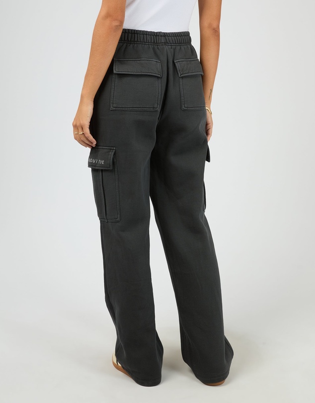 All About Eve - Aae Washed Cargo Trackpant Washed Black