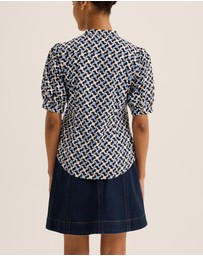Review - Checkers Puff Sleeve Shirt