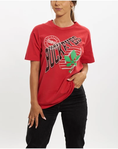 Vintage by The Real Deal - Pre Loved - 90s NCAA Ohio State Buckeyes Tee