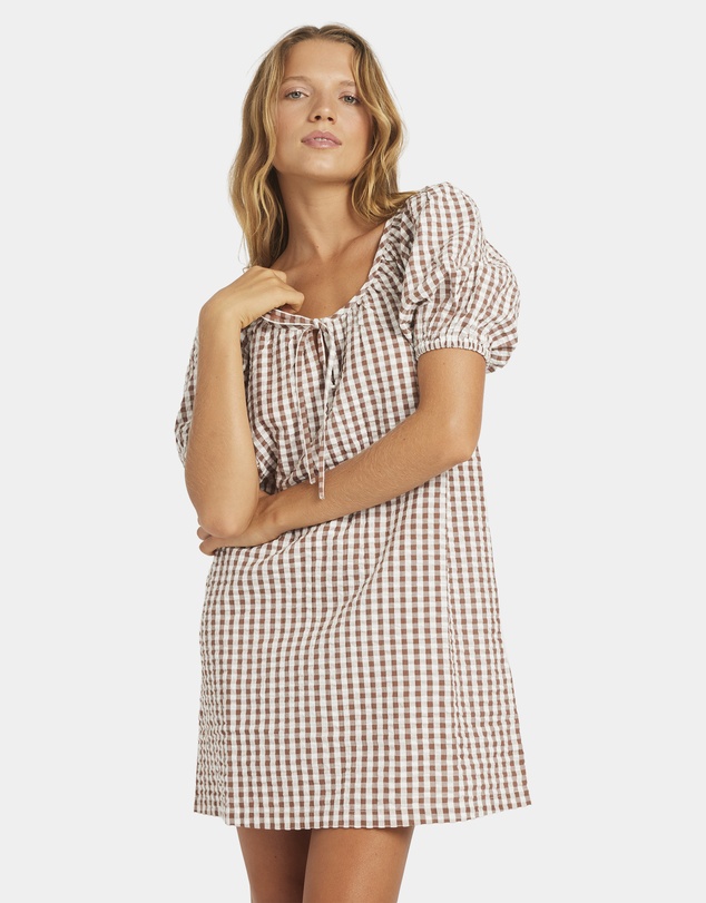 Roxy - Womens Delilah Check Mini Dress