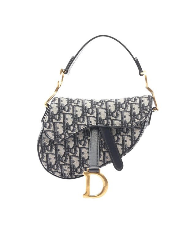 Pre-Loved by Azura Reborn - Pre-Loved Mini Oblique Canvas Saddle Bag