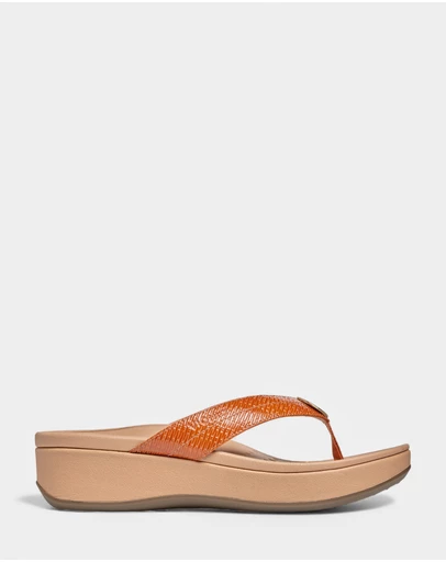 Vionic - Pilar Platform Sandal - Brown